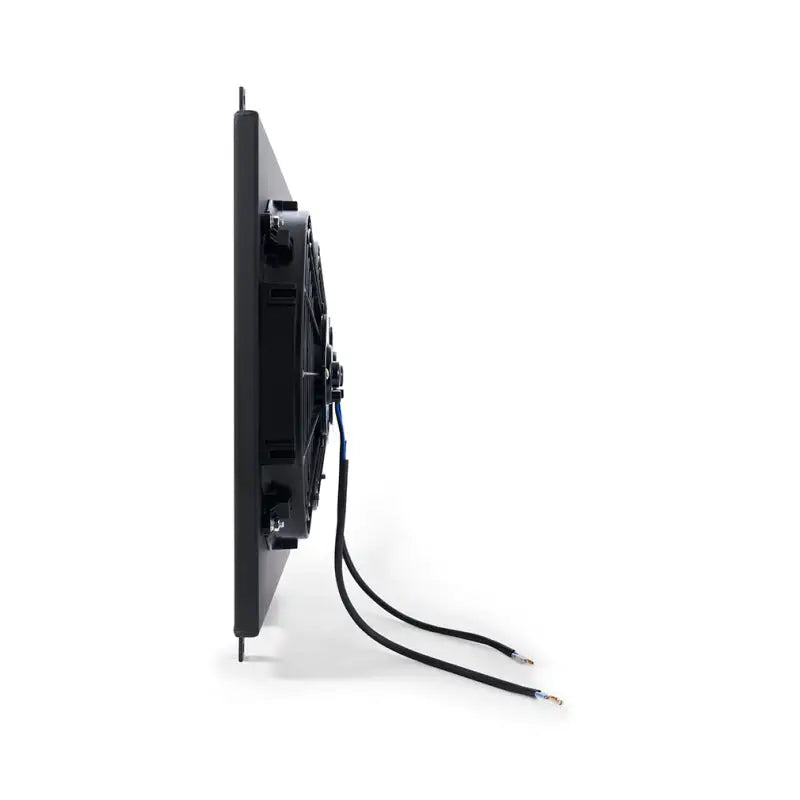 Black radiator fan with wiring for Ford Mustang aluminum fan shroud replacement