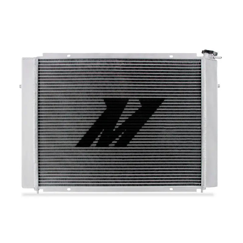 Silver aluminum radiator for Holden Commodore V8 boosts cooling efficiency