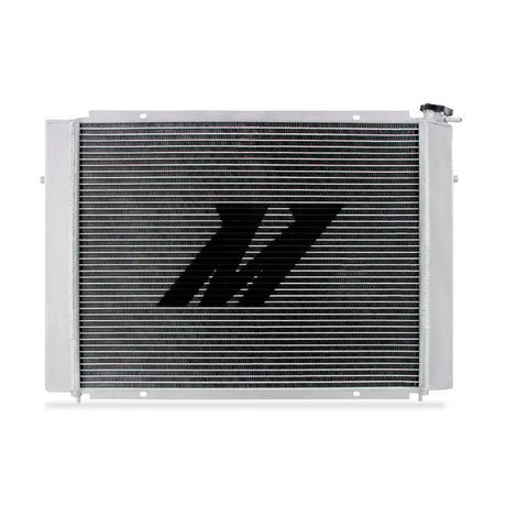 Silver aluminum radiator for Holden Commodore V8 boosts cooling efficiency