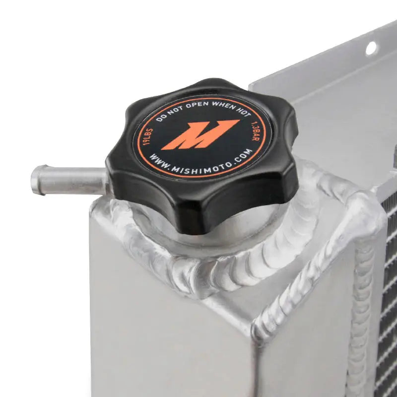 Aluminum radiator with black cap for Holden Commodore V8 boosted cooling efficiency