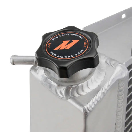Aluminum radiator with black cap for Holden Commodore V8 boosted cooling efficiency