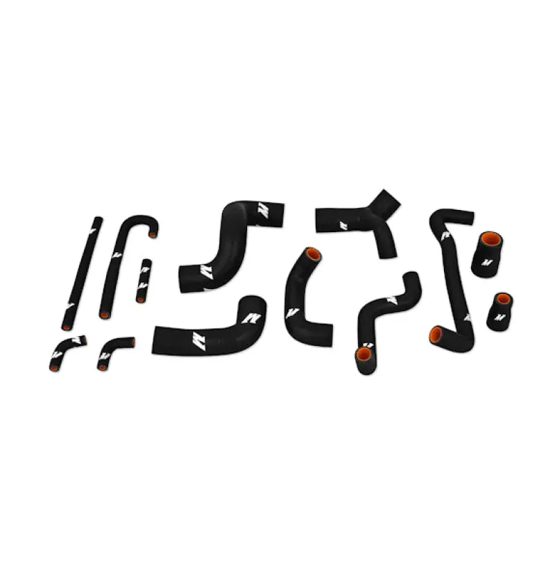 Black silicone hose kit for BMW E30 M3 engine upgrade and cooling boost