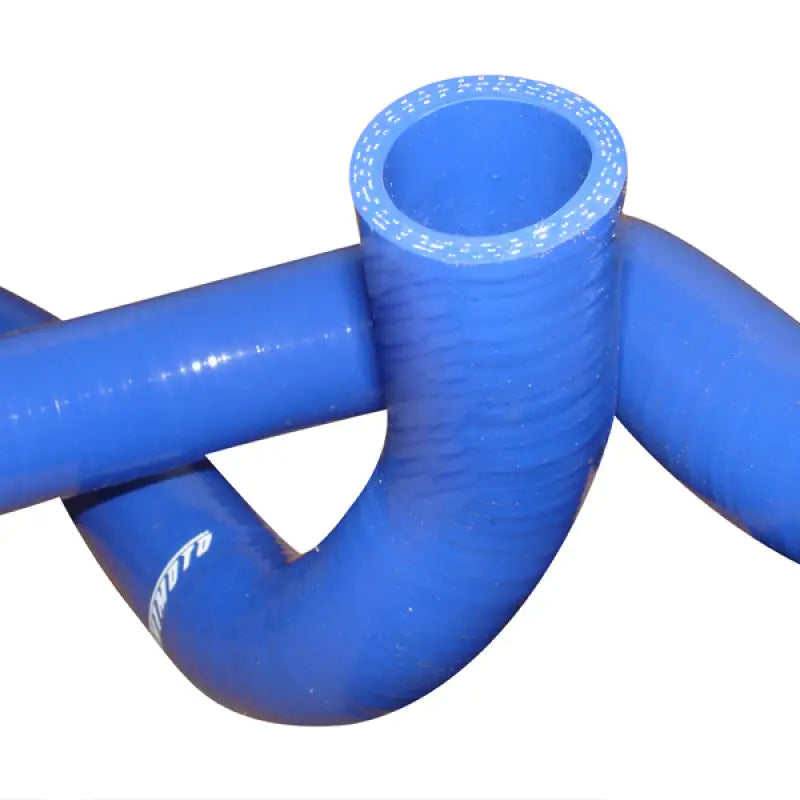 Blue silicone hose from Mishimoto Honda Civic hose kit for B16 engines