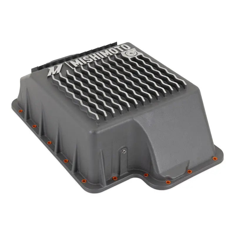 Mishimoto 89-10 Powerstroke E4OD 4R100 5R110 Trans Pan Cast GR - Truck & Automotive