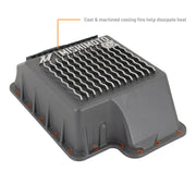 Mishimoto 89-10 Powerstroke E4OD 4R100 5R110 Trans Pan Cast GR - Truck & Automotive