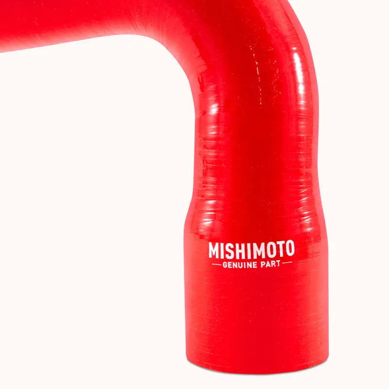 Red Mishimoto silicone hose for Jeep Cherokee 4.0 hose kit, perfect upgrade option