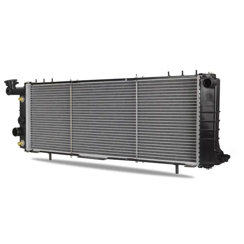 Automotive radiator with black plastic tanks for Jeep Cherokee replacement radiator upgrade