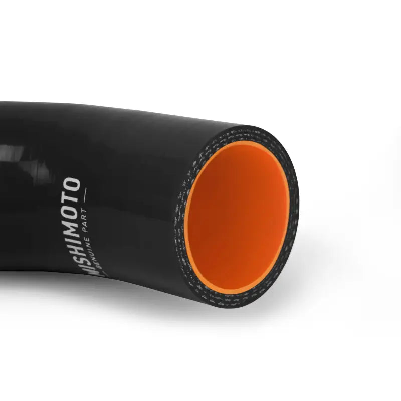 Black and orange silicone hose from Mishimoto Jeep Wrangler YJ hose kit