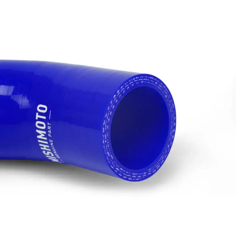 Blue silicone hose from Mishimoto Jeep Wrangler YJ silicone hose kit perfect for upgrades