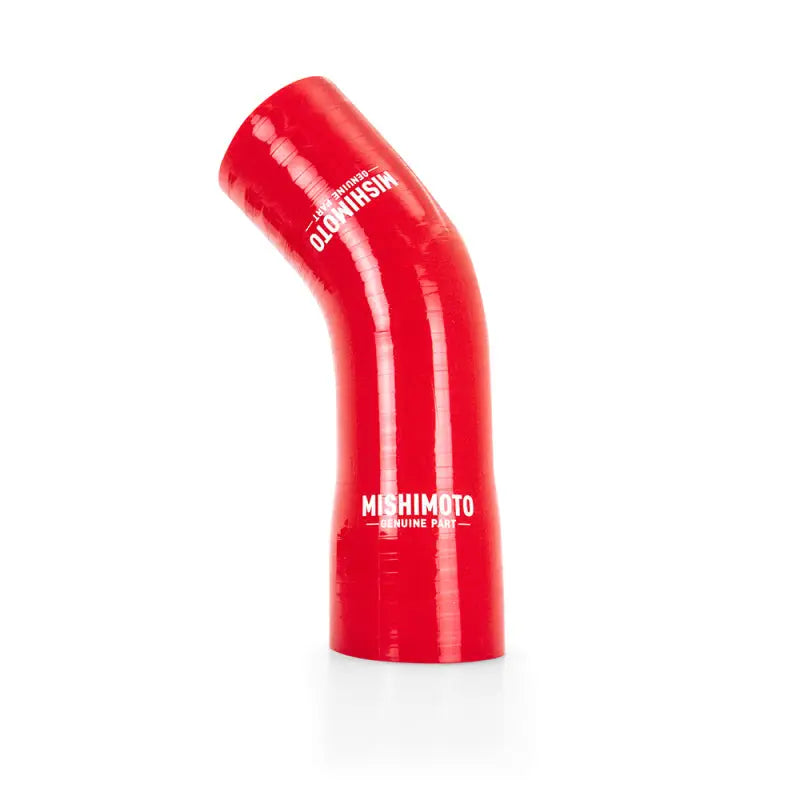 Red silicone radiator and heater hose with 45-degree bend for Land Cruiser upgrade