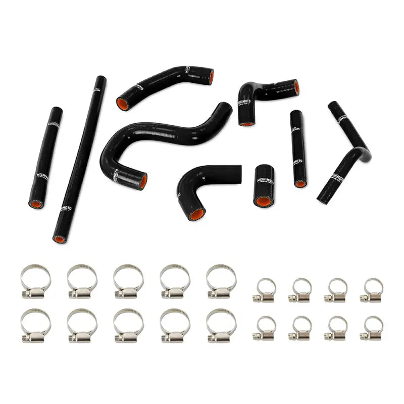 Mishimoto 96-02 Toyota 4Runner 3.4L (w/ Rear Heater) Silicone Heater Hose Kit - Black - Truck & Automotive