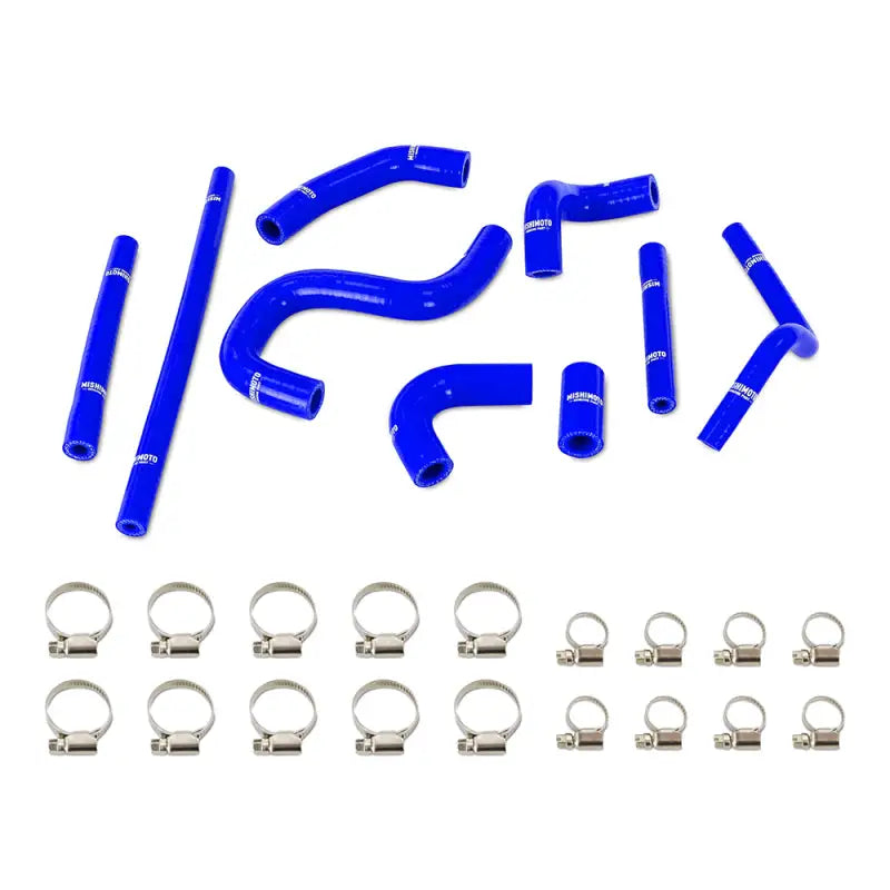 Mishimoto 96-02 Toyota 4Runner 3.4L (w/ Rear Heater) Silicone Heater Hose Kit - Blue - Truck & Automotive