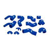 Blue silicone hose kit for Audi S4 Turbo, perfect upgrade for better performance