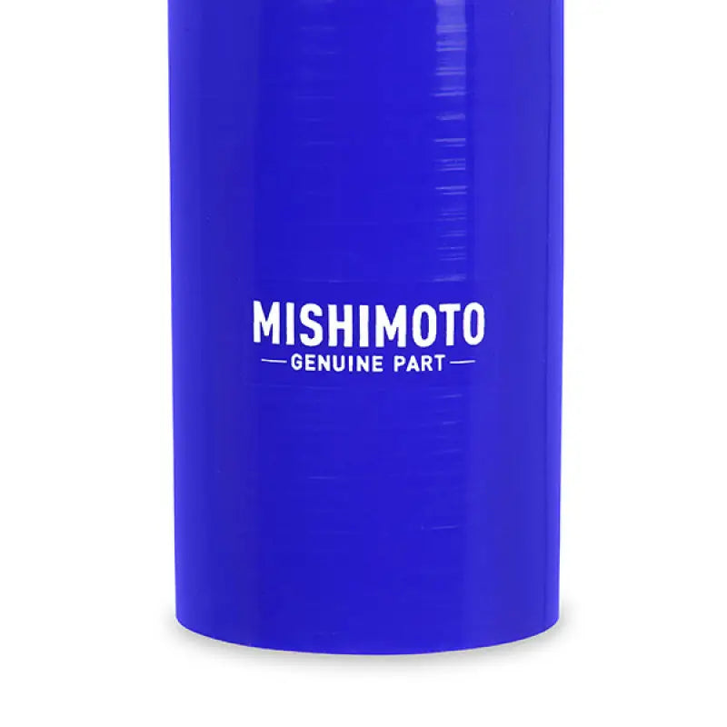 Blue silicone radiator hose from Mishimoto Ford F-150 radiator hose kit