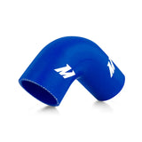 Blue silicone elbow hose from Mishimoto Volvo S70 turbo hose kit for better performance