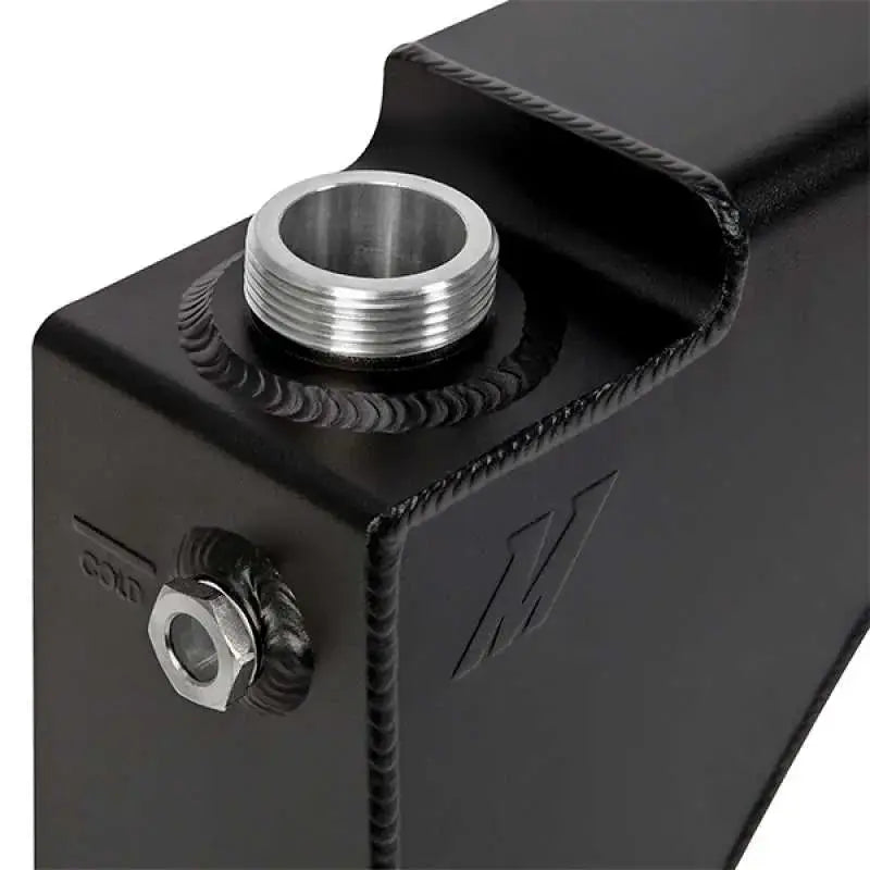 Mishimoto 99-03 Ford 7.3L Powerstroke Aluminum Degas Tank - Micro-Wrinkle Black 