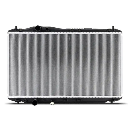 Automotive radiator with plastic and metal construction for Mishimoto Acura ILX replacement