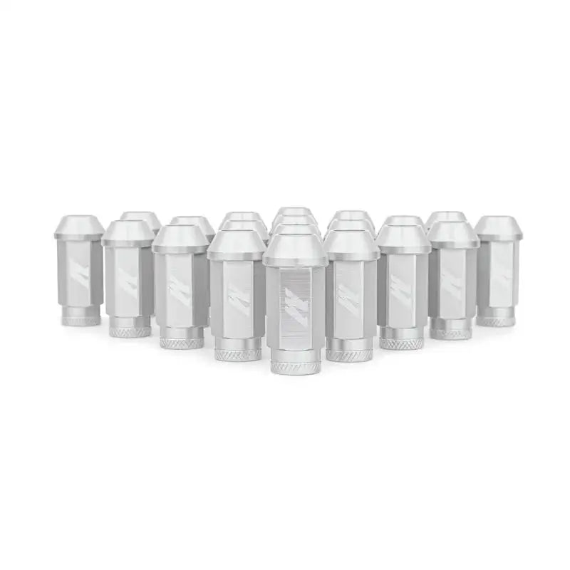 Mishimoto Aluminum Locking Lug Nuts 1/2 X 20 23pc Set Silver - Wheel and Tire Accessories
