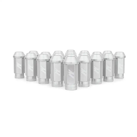 Mishimoto Aluminum Locking Lug Nuts 1/2 X 20 23pc Set Silver - Wheel and Tire Accessories