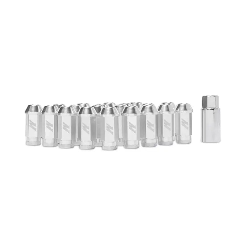 Mishimoto Aluminum Locking Lug Nuts M12 x 1.5 - Silver - Truck & Automotive