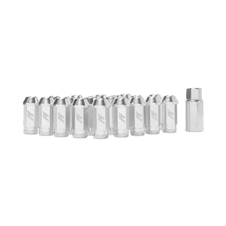 Mishimoto Aluminum Locking Lug Nuts M12 x 1.5 - Silver - Truck & Automotive
