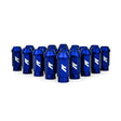 Mishimoto Aluminum Locking Lug Nuts M12x1.25 20pc Set Blue - Truck & Automotive