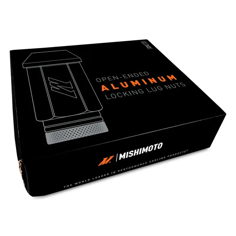Mishimoto Aluminum Locking Lug Nuts M12x1.5 20pc Set Black - Truck & Automotive