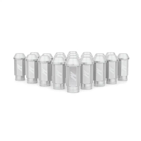 Mishimoto Aluminum Locking Lug Nuts M12x1.5 20pc Set Silver - Truck & Automotive