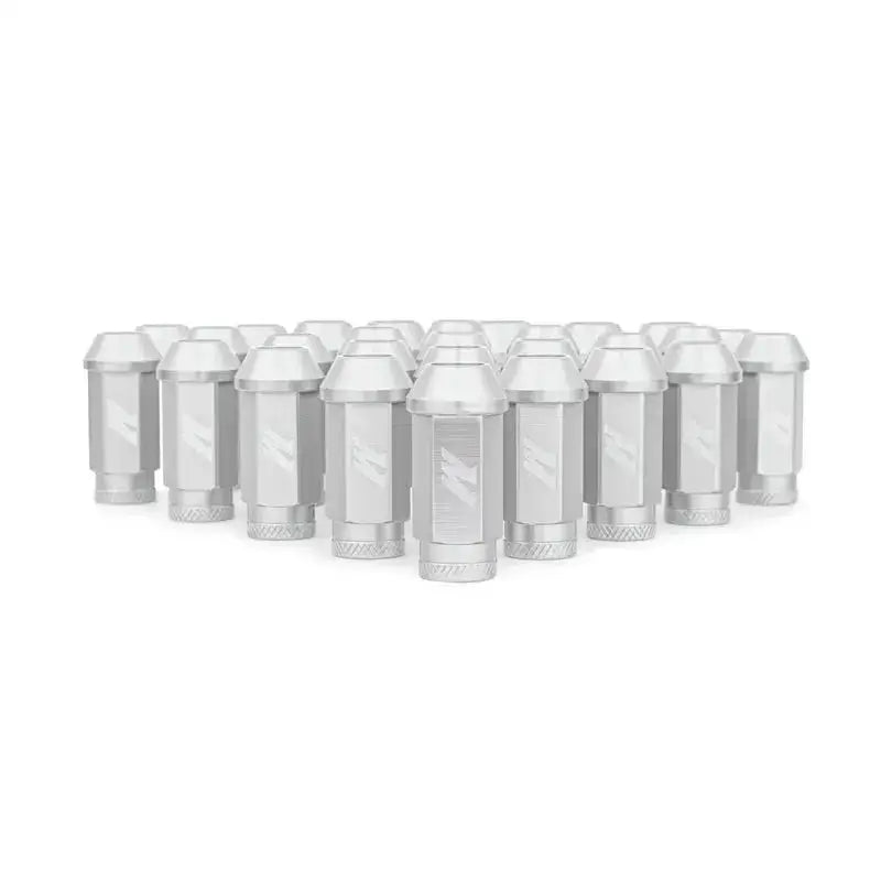 Mishimoto Aluminum Locking Lug Nuts M12x1.5 27pc Set Silver - Wheel and Tire Accessories