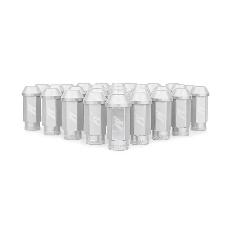 Mishimoto Aluminum Locking Lug Nuts M12x1.5 27pc Set Silver - Wheel and Tire Accessories