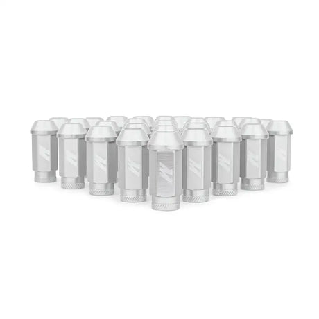 Mishimoto Aluminum Locking Lug Nuts M12x1.5 27pc Set Silver - Wheel and Tire Accessories