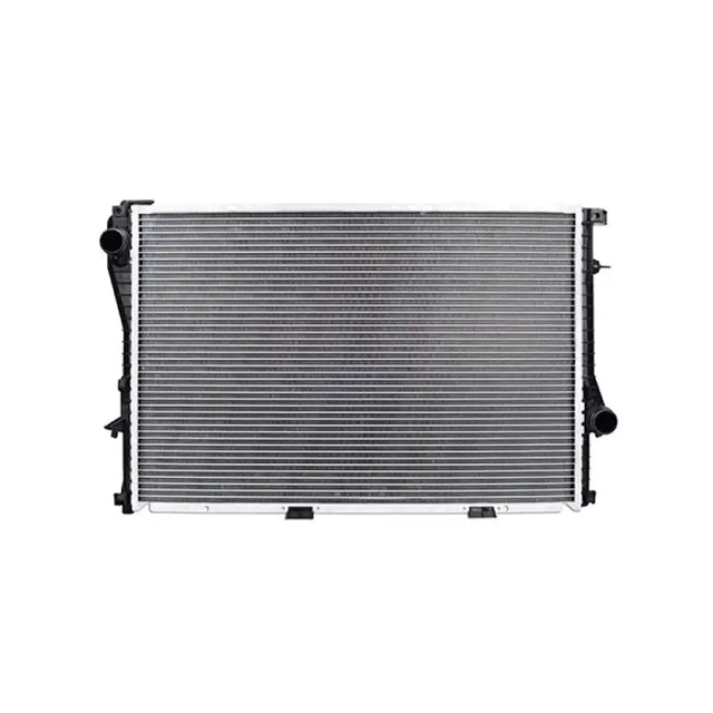 Automotive radiator with black plastic frame for Mishimoto BMW 528i replacement radiator 1999-2000