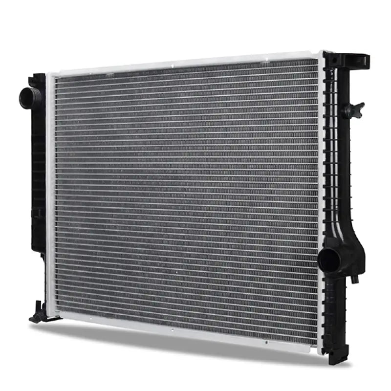 Automotive replacement radiator with black plastic tanks for Mishimoto BMW E36 3-Series
