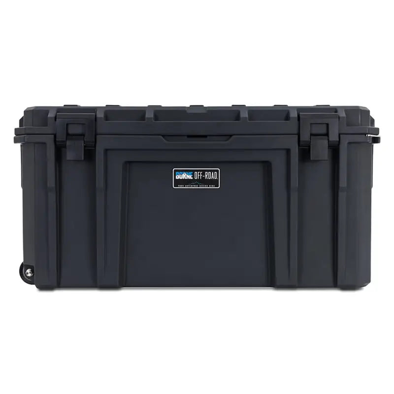 Black wheeled storage trunk from Mishimoto Borne Off-Road Hard Case 169QT off-road hard case