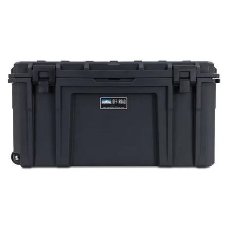 Black wheeled storage trunk from Mishimoto Borne Off-Road Hard Case 169QT off-road hard case