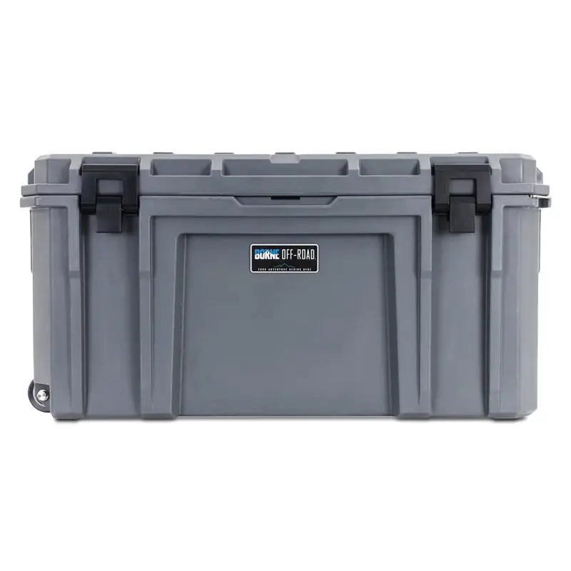 Gray plastic hard case for Mishimoto Borne Off-Road gear 169QT storage trunk