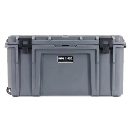 Gray plastic hard case for Mishimoto Borne Off-Road gear 169QT storage trunk