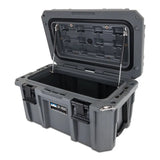 Open gray Mishimoto Borne Off-Road Hard Case 53QT for tough storage needs