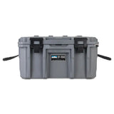 Gray Mishimoto Borne Off-Road hard case with black latches for rugged storage