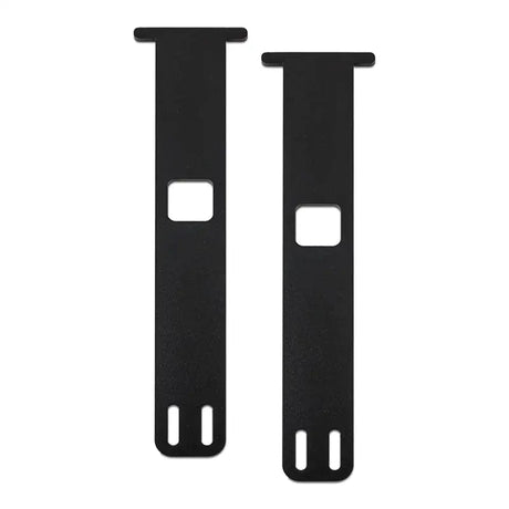 Black metal hard case mount brackets for Mishimoto Borne Off-Road Hard Case Set