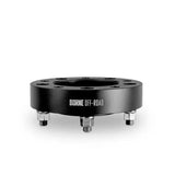 Black Mishimoto Borne off-road wheel spacers with studs for 5x150 wheels