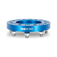 Blue Mishimoto Borne off-road wheel spacers with studs for maximum fit and style