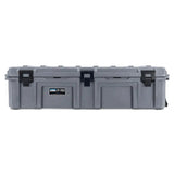 Gray Mishimoto Borne off-road hard case with black latches for tough storage