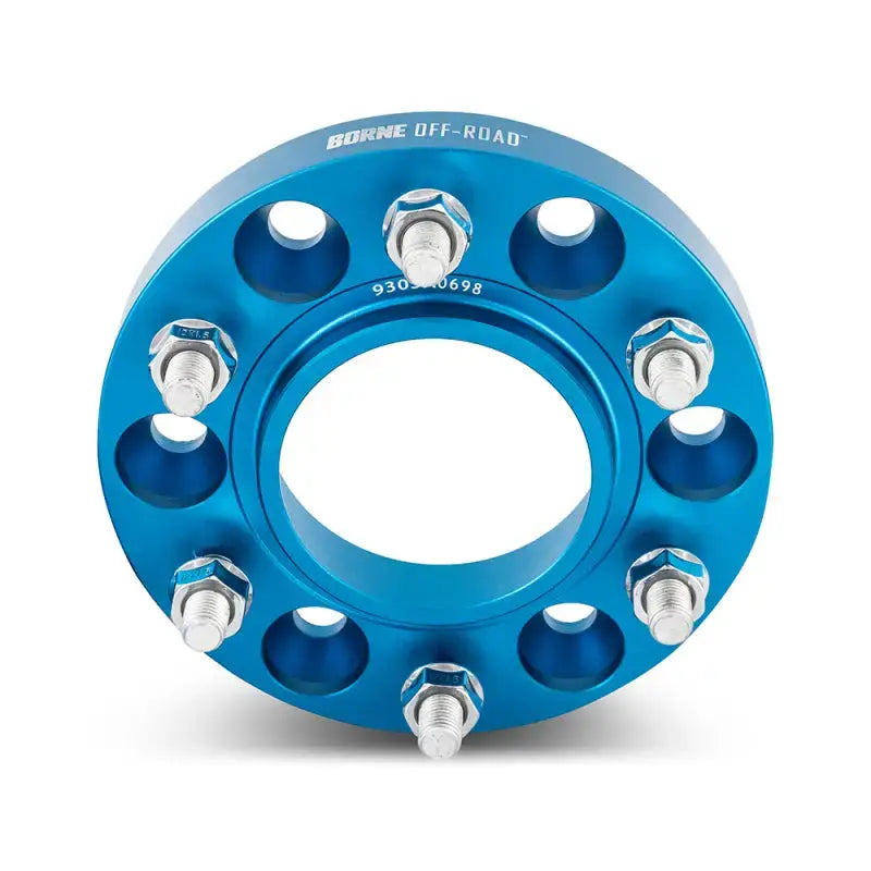 Mishimoto Borne Off-Road Wheel Spacers - 6x139.7 - 78.1 - 25mm - M14x1.5 - Blue - Truck & Automotive