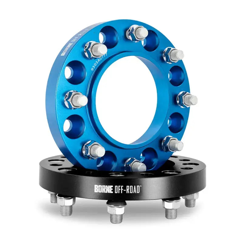 Mishimoto Borne Off-Road Wheel Spacers 8X165.1 121.3 25 M14 Blk - Truck & Automotive