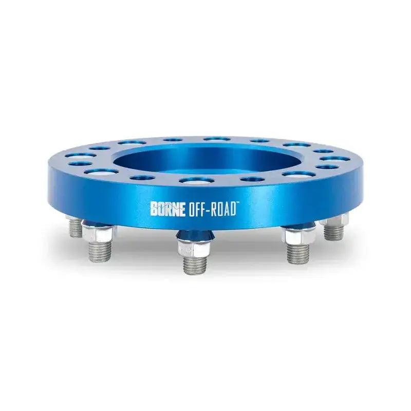 Mishimoto Borne Off-Road Wheel Spacers - 8X170 - 125 - 38.1mm - M14 - Blue - and Tire Accessories