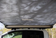 Mishimoto Borne Rooftop Awning 93in L x 118in D Grey for vehicle awning protection