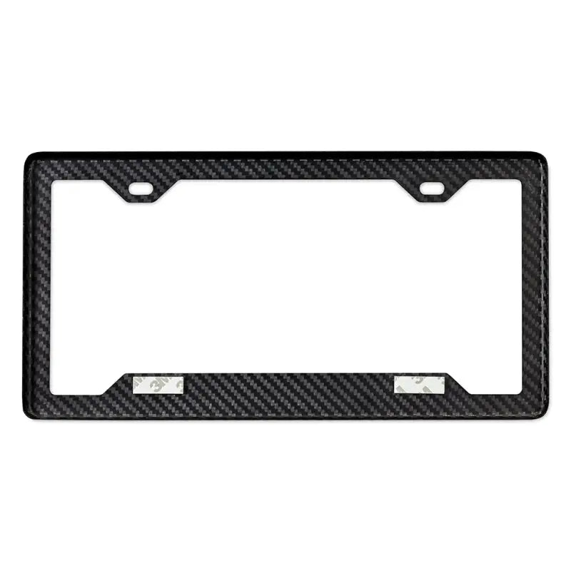 Mishimoto Carbon Fiber License Plate Frame - Gloss - Truck & Automotive