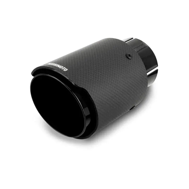Mishimoto Carbon Fiber Muffler Tip 3in Inlet 4in Outlet Black - Exhaust