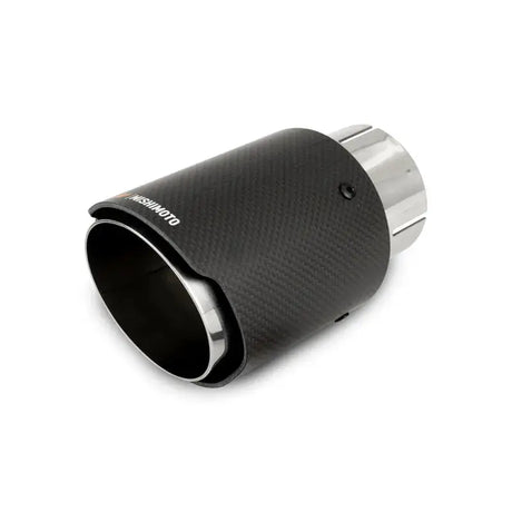 Mishimoto Carbon Fiber Muffler Tip 3in Inlet 4in Outlet Polished - Exhaust